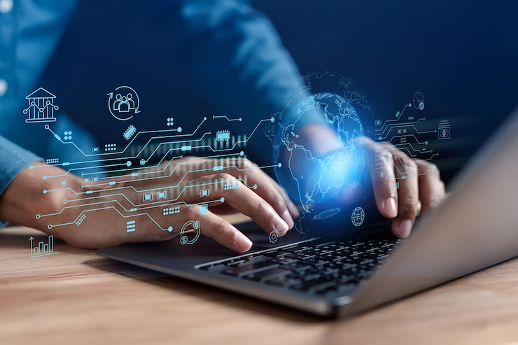 man hands with web 30 technology digital tech future 30 technology global network blockchain crypto currency global futuristic website internet development data 1137986 1558